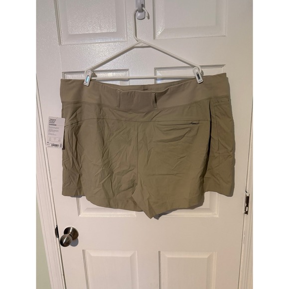 Athleta Trekkie North Short tan women's size 26 new with tags - Picture 2 of 4
